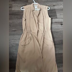 GAP Tan Sleeveless Mini Dress